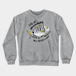 Sargo Picudo - Mediterranean Fish Crewneck Sweatshirt